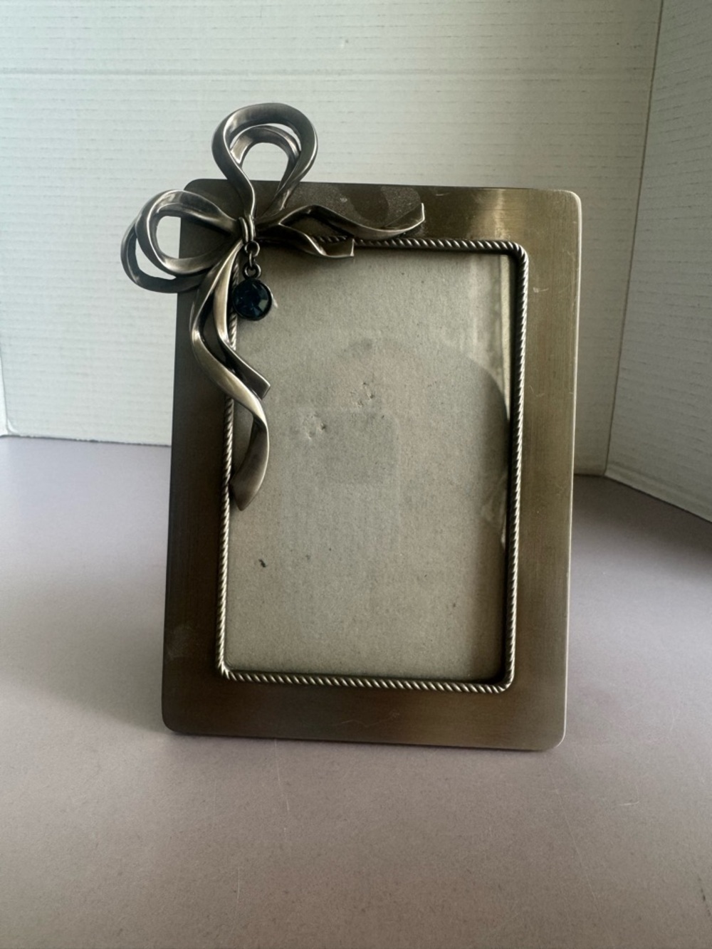 Vintage Carri Silver Tone Burnes Photo Frame